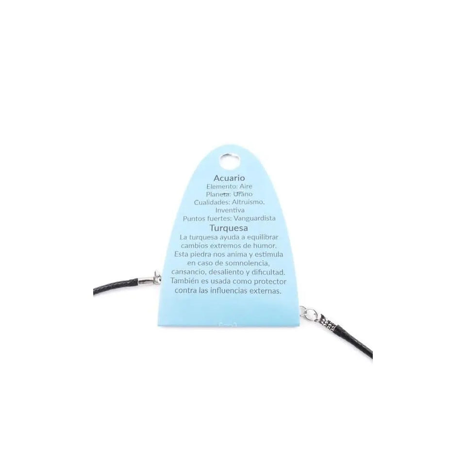 Collar Acuario con Turquesa Esotergia