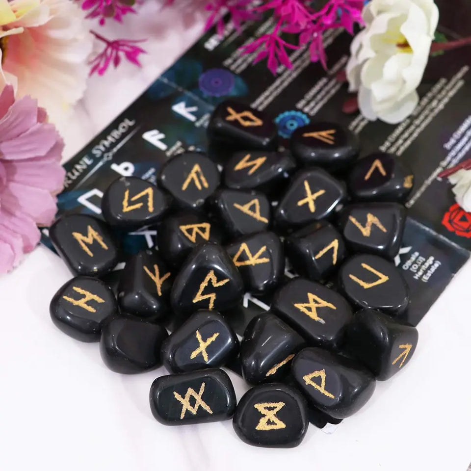 Runas Vikingas de Obsidiana Negra Esotergia