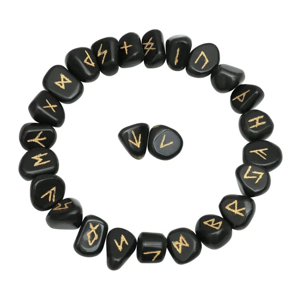 Runas Vikingas de Obsidiana Negra Esotergia