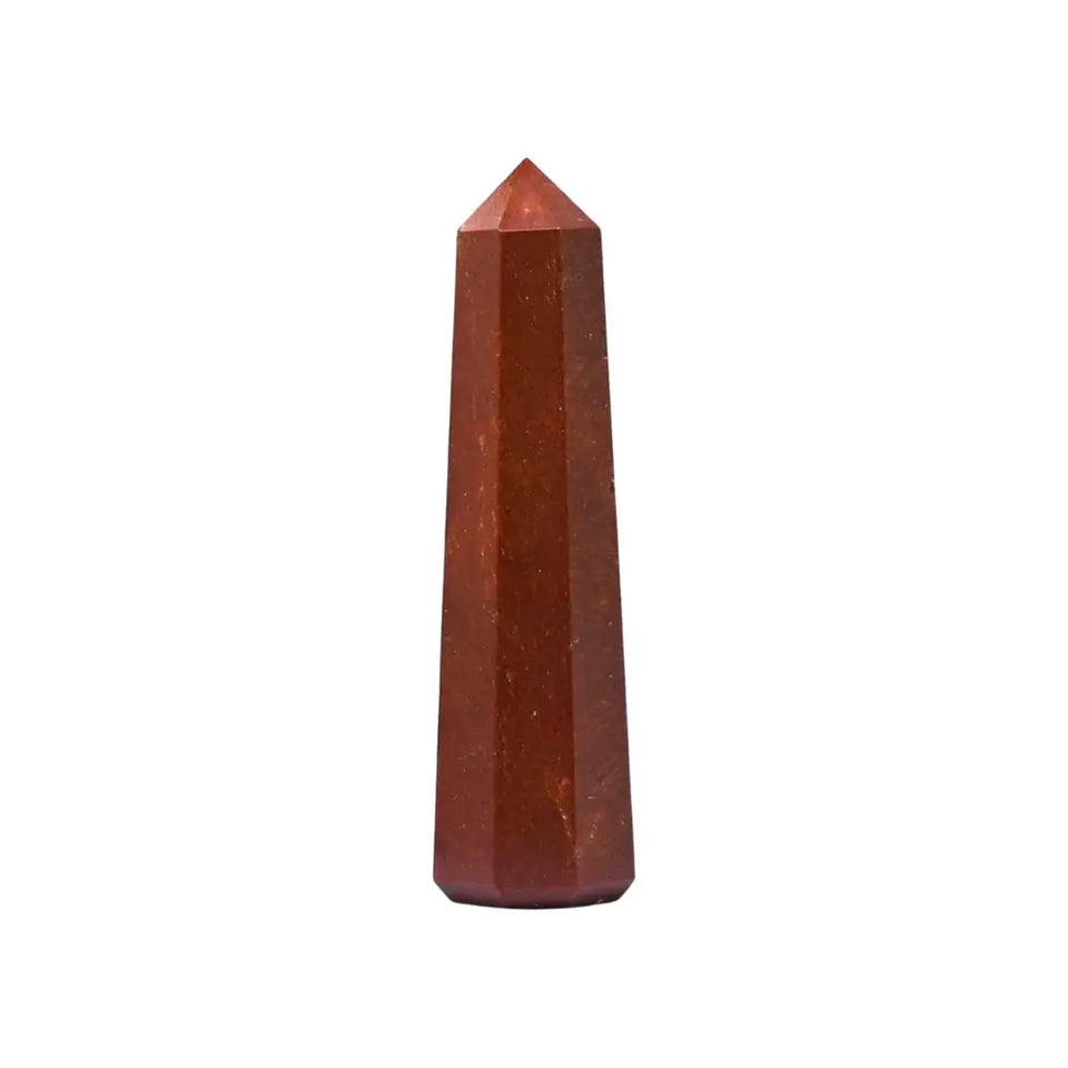 Punta Generador de Jaspe Rojo Mini Esotergia