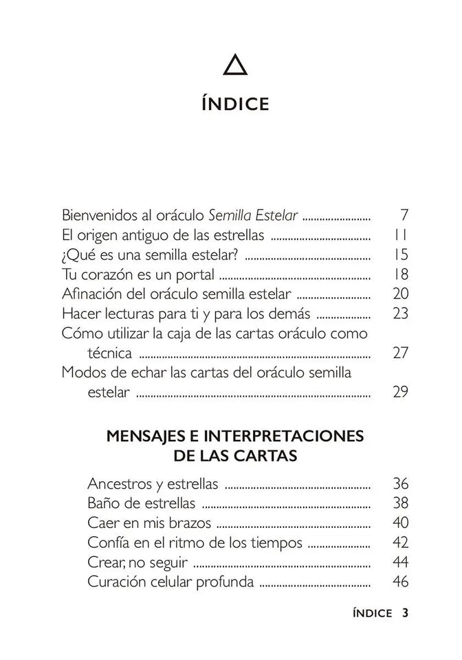 Semilla Estelar Libro y 53 Cartas Oráculo | Conecta con tu Guía Interior Esotergia Tienda