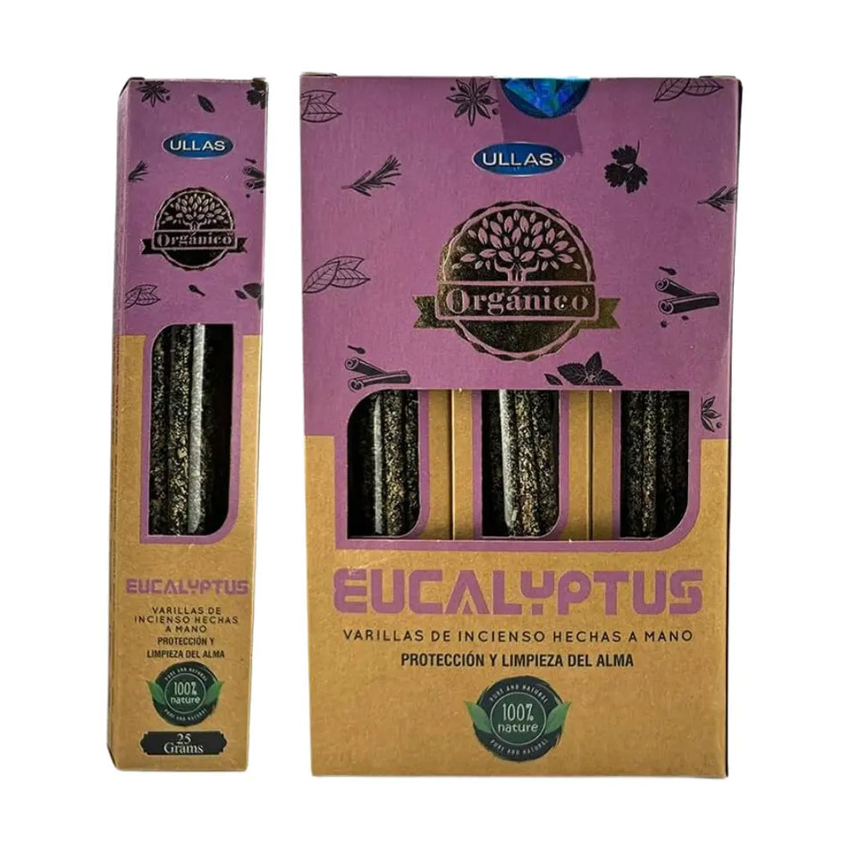 Varitas Incienso 'Eucalipto' Orgánico 100% Natural Ullas Esotergia