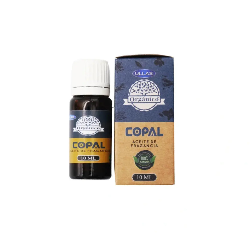 Aceite de Fragancia Copal - Ullas 10ml: Dulzura Amaderada para Calmar Cuerpo y Mente Esotergia
