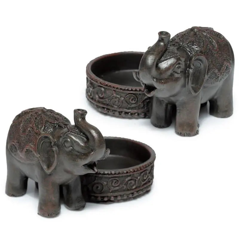 Figura de Elefante Portavelas Paz de Oriente - Ilumina tu Hogar con Armonía y Serenidad - Esotergia Tienda