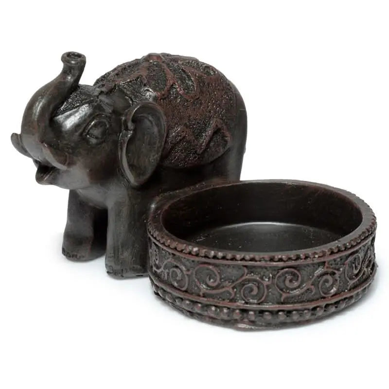 Figura de Elefante Portavelas Paz de Oriente - Ilumina tu Hogar con Armonía y Serenidad - Esotergia Tienda