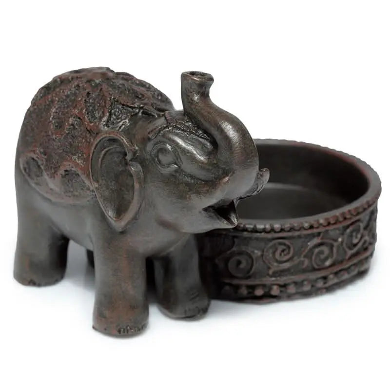 Figura de Elefante Portavelas Paz de Oriente - Ilumina tu Hogar con Armonía y Serenidad - Esotergia Tienda