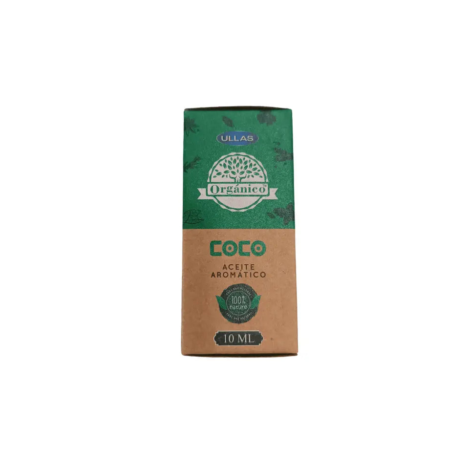 Aceite de Fragancia Coco Ullas 10ml - Aroma Tropical y Relajante para tu Hogar y Bienestar - Esotergia Tienda