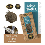 Incienso en Polvo de Salvia Blanca AUM Fragrances 25g - Limpieza Energética y Protección Espiritual - Esotergia Tienda