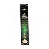 Varitas Incienso Jade Verde Magia de Cristal AUM Fragrances: Armonía y Buena Suerte en Cada Varilla - Esotergia Tienda
