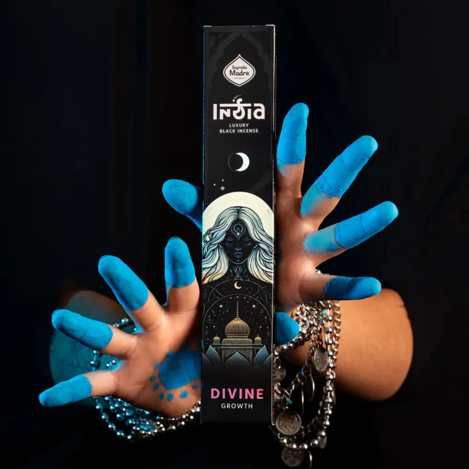 Varitas de Incienso India Black 'DIVINA: Crecer' - Sagrada Madre - Esotergia Tienda