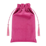 Bolsa de Terciopelo Rosa con Cordón para Cartas del Tarot - Esotergia Tienda