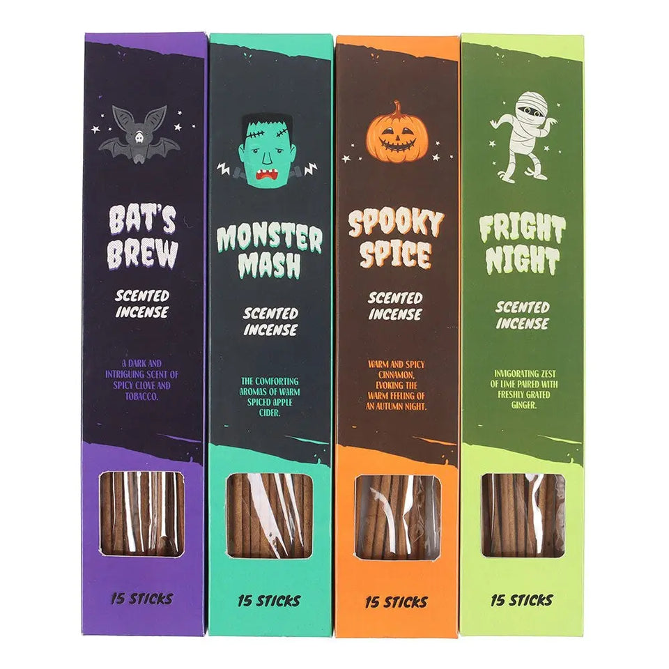 Set de Inciensos Halloween – Aromas Misteriosos y Estacionales | Varitas Edición Especial Regalo Esotergia
