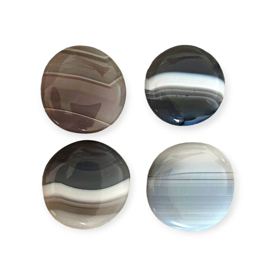 Rodado Plano de Ágata Gris Esotergia