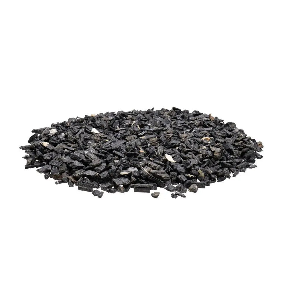 Chips de Turmalina Negra Natural – Protección Energética y Limpieza del Aura | Pack 30 g | Origen Brasil Esotergia