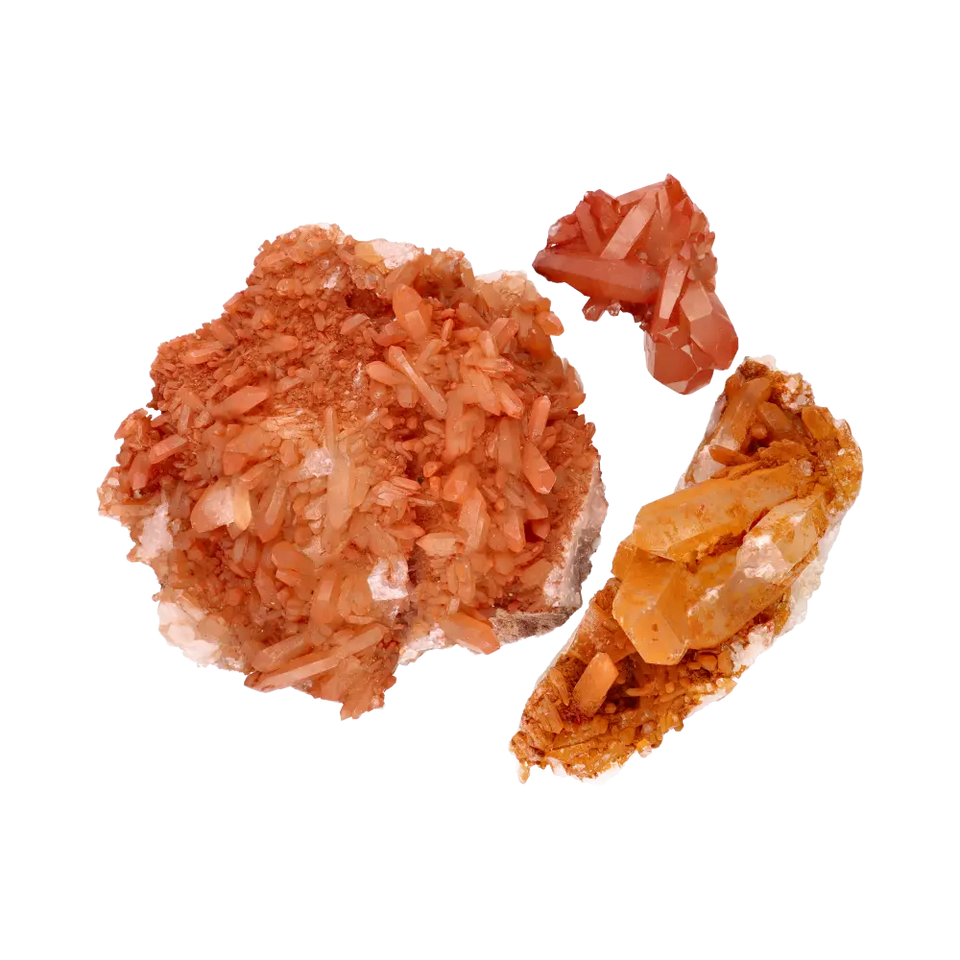 Drusa de Cuarzo Mandarina | Energía Creativa y Vitalidad | Pieza Única | Esotergia Esotergia