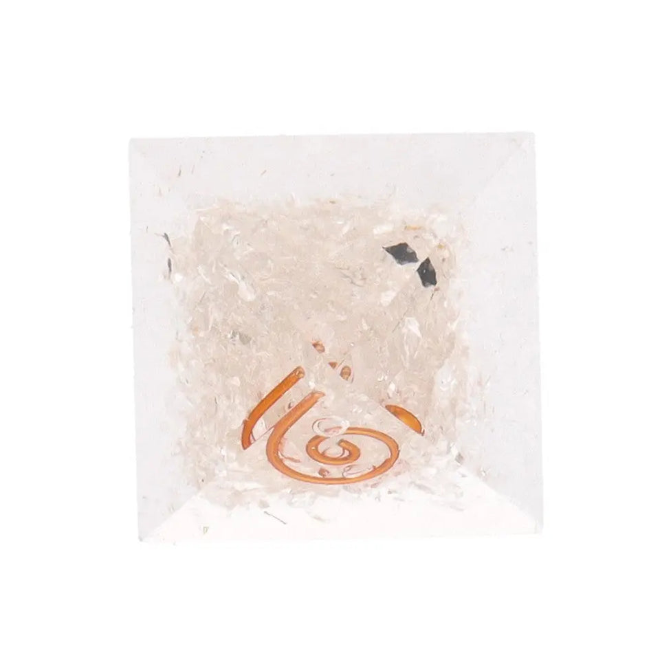 Piramide Orgonite Cuarzo Esotergia