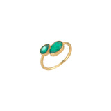 Anillo Lagrima de Onix Verde - Merlin Tienda