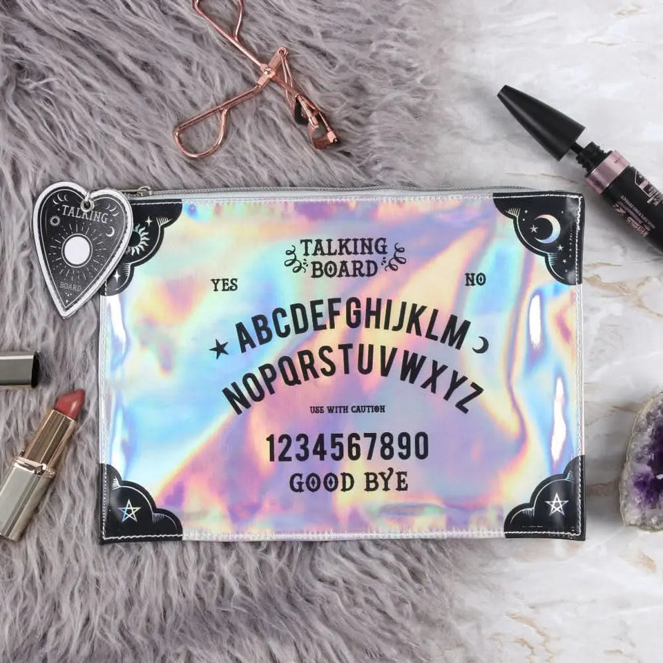 Bolsa de Maquillaje Iridiscente Ouija 'Talking Board' Esotergia