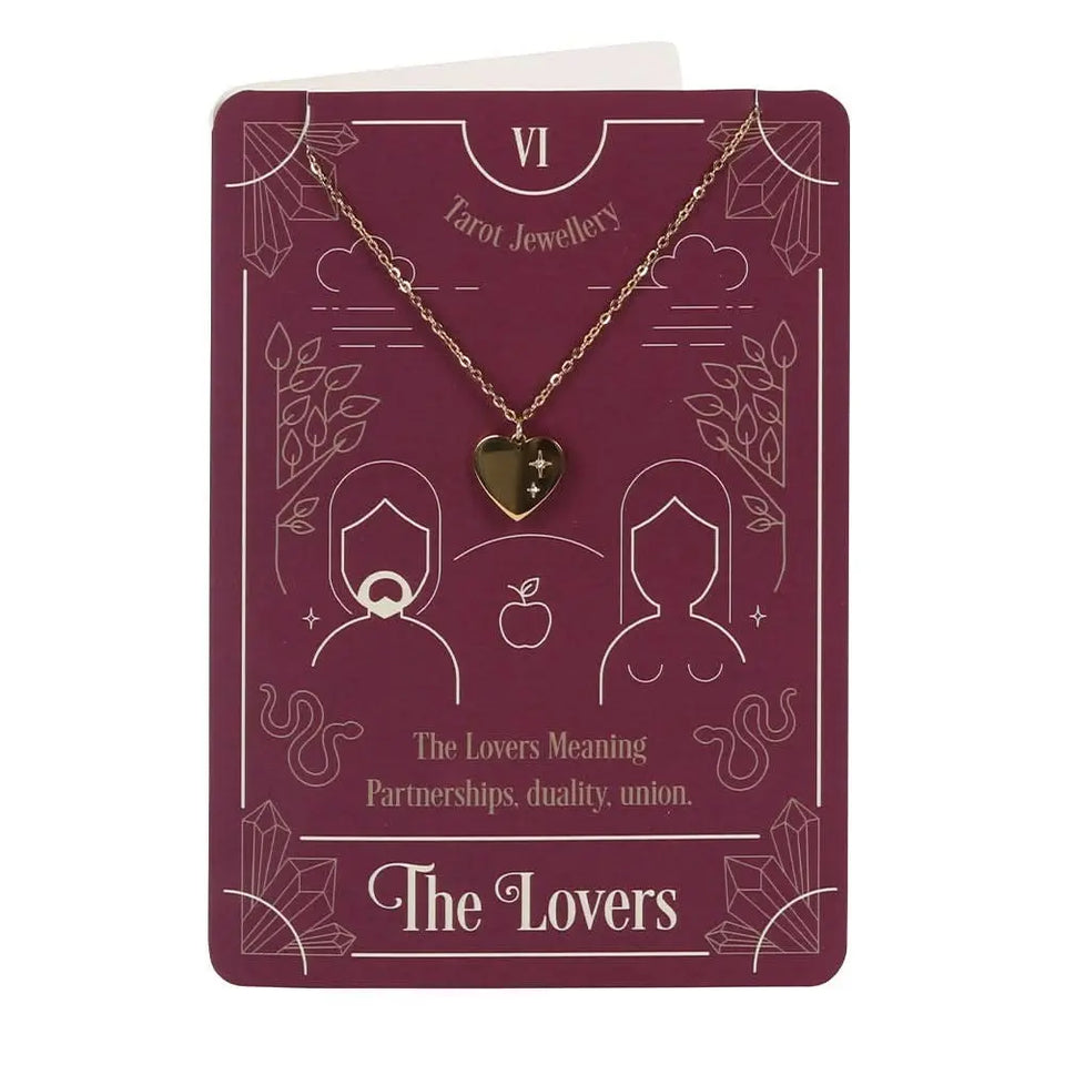 Collar 'Los Amantes' - Joyeria del Tarot Esotergia