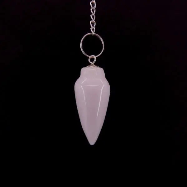 Péndulo Gota de Cuarzo Rosa tiendamerlin