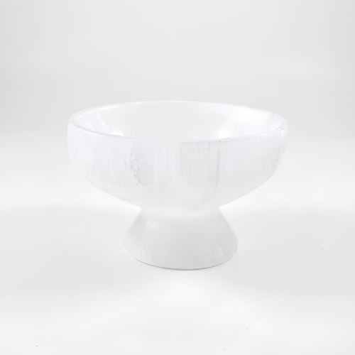Cáliz de Selenita Natural Calidad A+++ (8cm) | Purificación y Armonía Espiritual Esotergia
