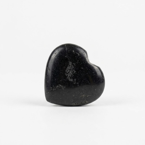 Corazón Plano de Turmalina Negra Natural (35-40mm) | Protección y Equilibrio Esotergia