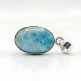 Colgante Cabujón de Larimar en Plata | Serenidad, Comunicación y Energía del Océano Esotergia