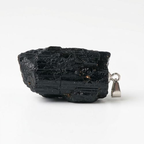 Colgante de Turmalina Negra (Chorlo) | Protección Absoluta y Enraizamiento Esotergia