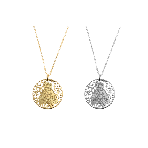 Collar "Esperanza Divina" Virgen de la Macarena | Plata 925, Amor y Protección Esotergia