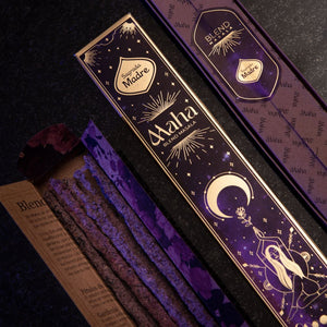 Incienso Blend Masala Artesanal - 8 Varillas Hechas a Mano con Pétalos de Rosas Esotergia
