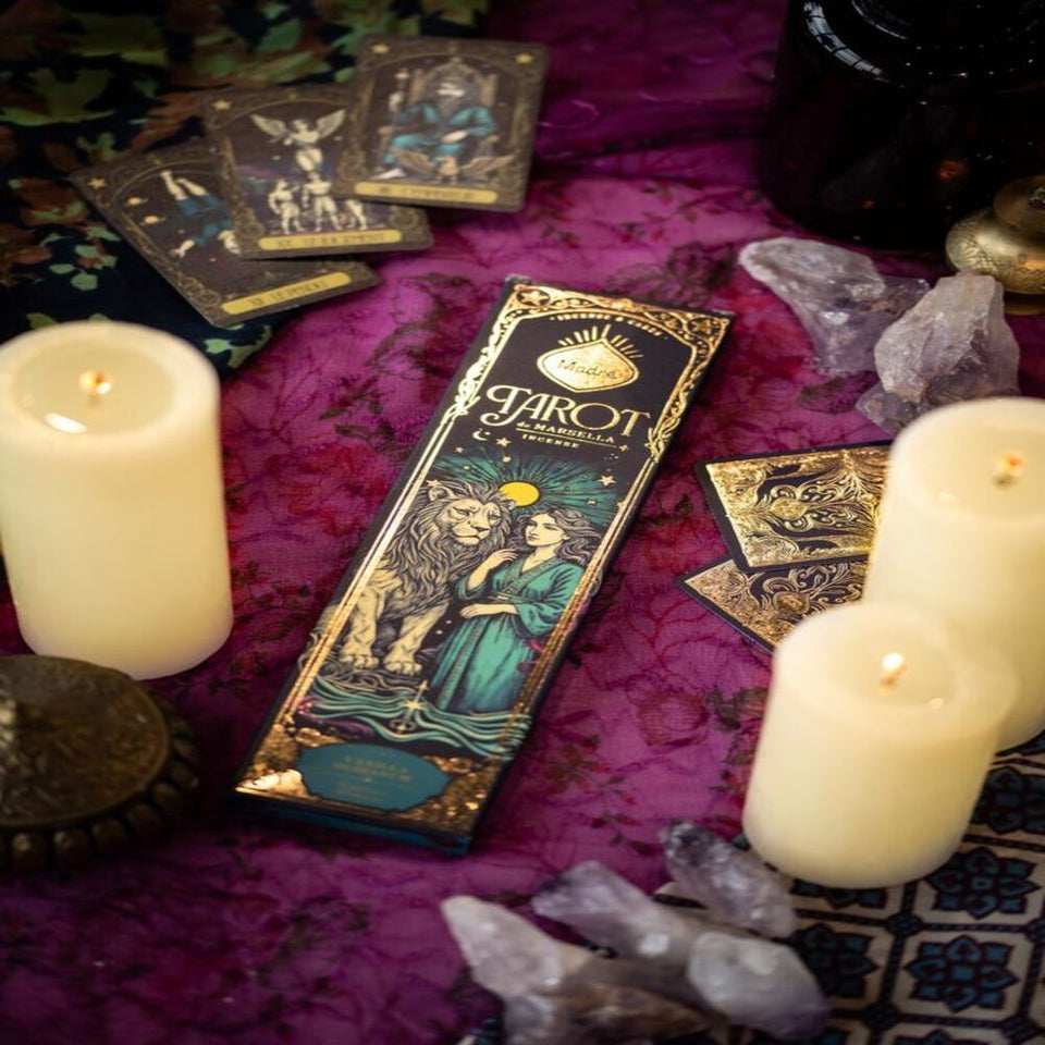 Incienso Tarot - Vainilla y Olíbano | Sahumerios Premium Esotergia