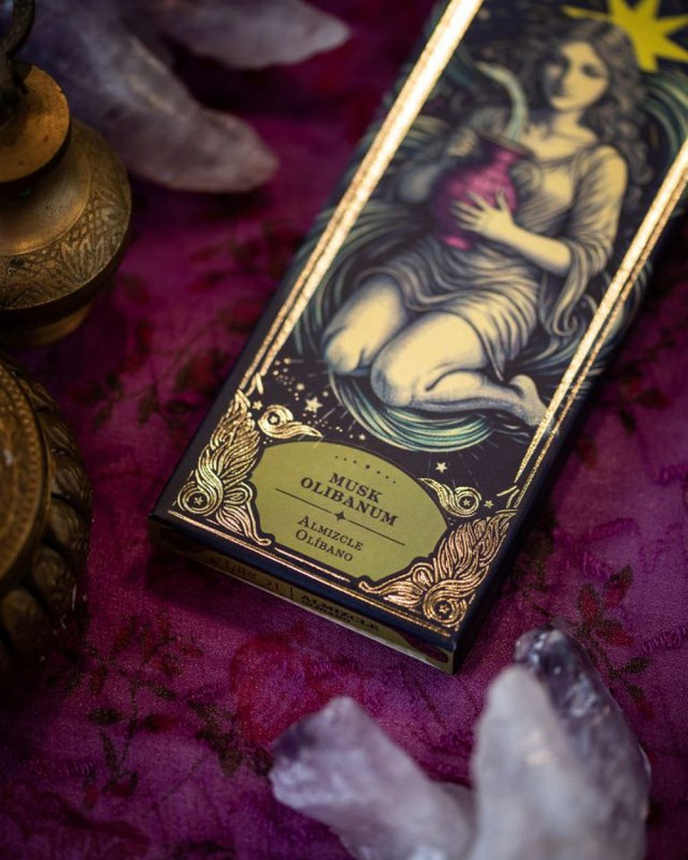 Incienso Tarot de Marsella | Almizcle y Olíbano | Sahumerios Premium Esotergia
