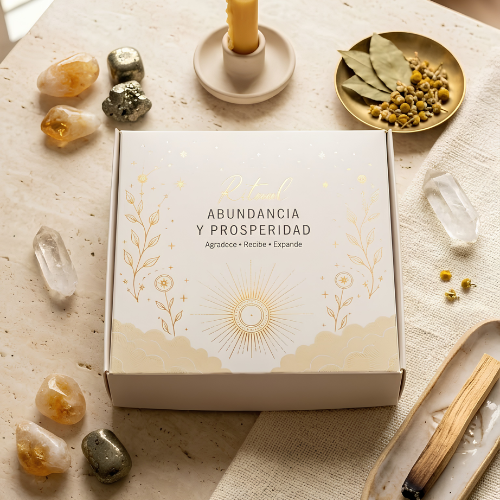Kit Ritual de Abundancia y Prosperidad (Vela de Miel, Citrino y Canela) Esotergia