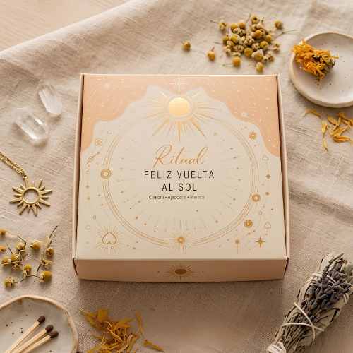 Kit Ritual Feliz Vuelta al Sol: Regalo de Cumpleaños Espiritual y Renovación Esotergia