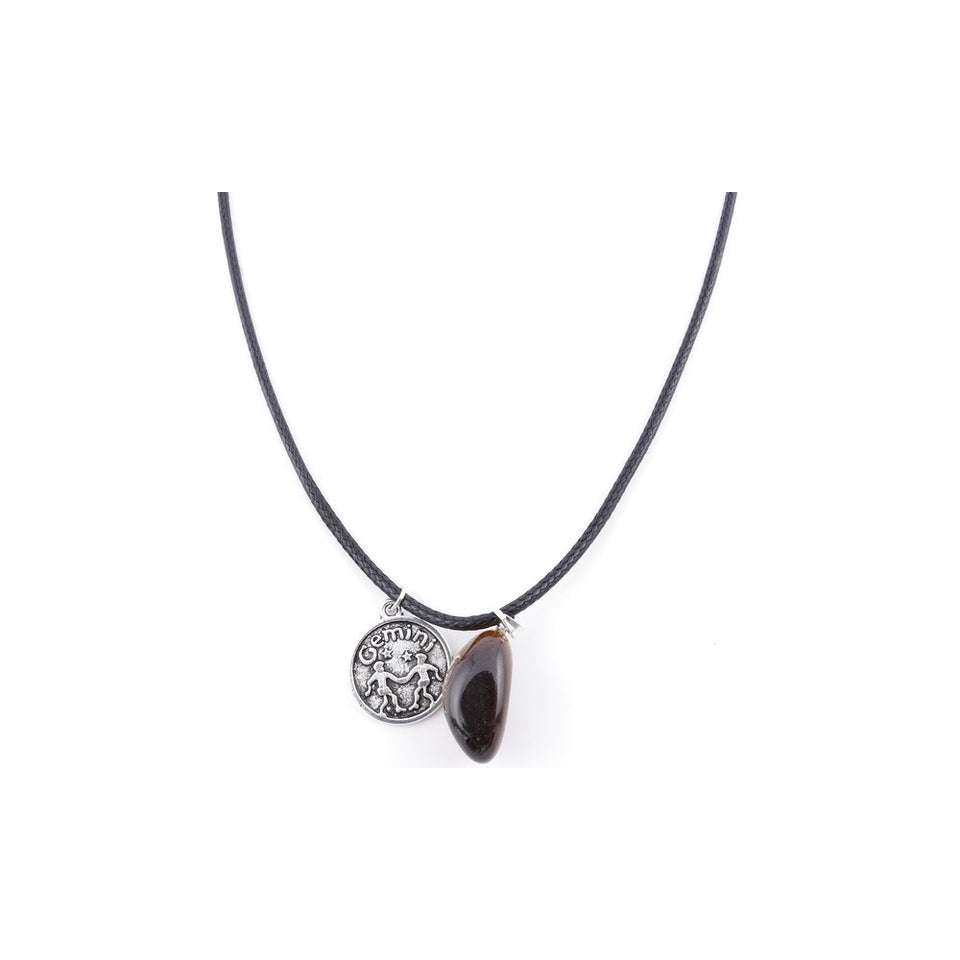 Gemini Necklace with Tiger's Eye