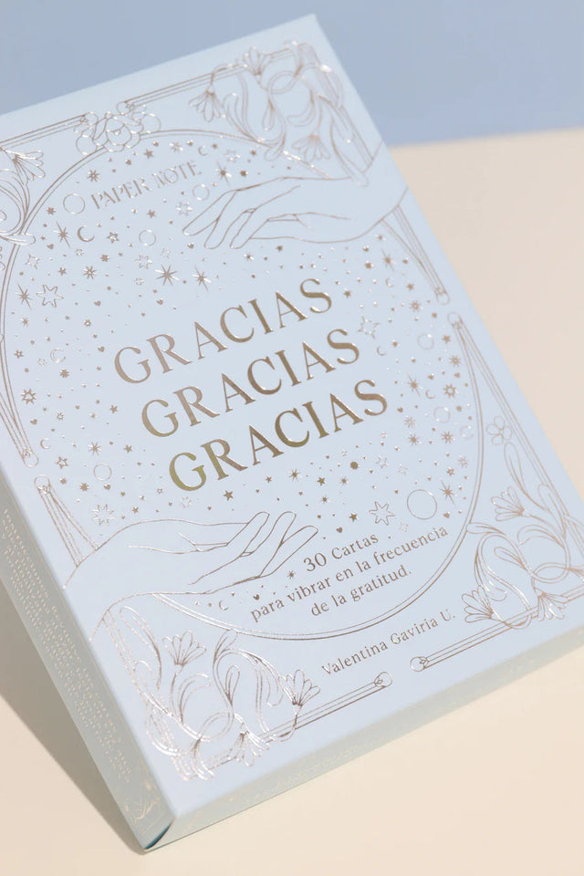 Oráculo Gracias Gracias Gracias de Gratitud con 30 Cartas Esotergia Tienda