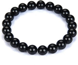 Pulsera de Turmalina Negra Bola 8mm