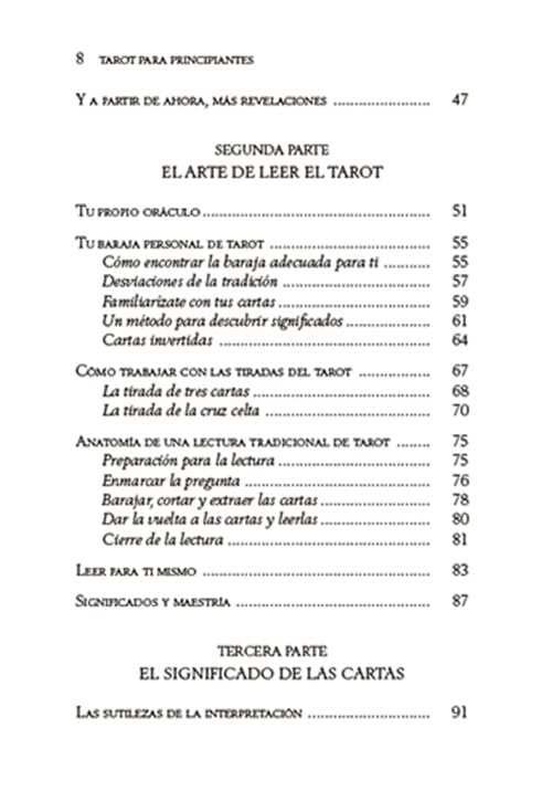 Libro Tarot para Principiantes | Guía de Lectura Psíquica (Lisa Chamberlain) Esotergia Tienda