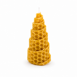 Vela de Miel Artesanal 100% Cera de Abeja – Abundancia y Prosperidad Esotergia Tienda