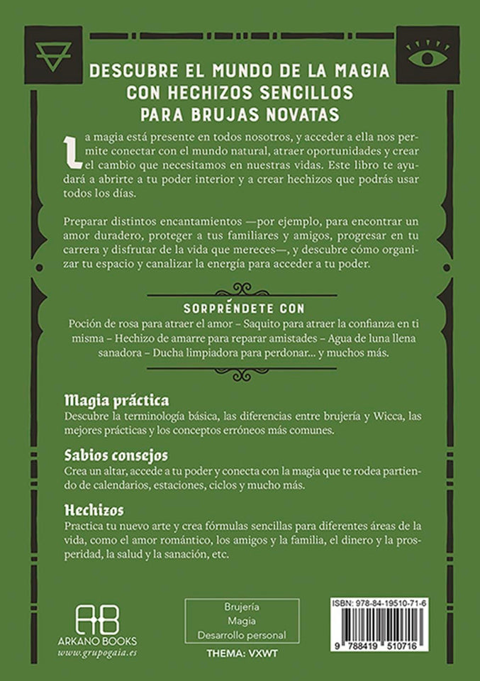 Libro de Hechizos para Aprendices de Brujas | Magia Práctica Diaria Esotergia Tienda