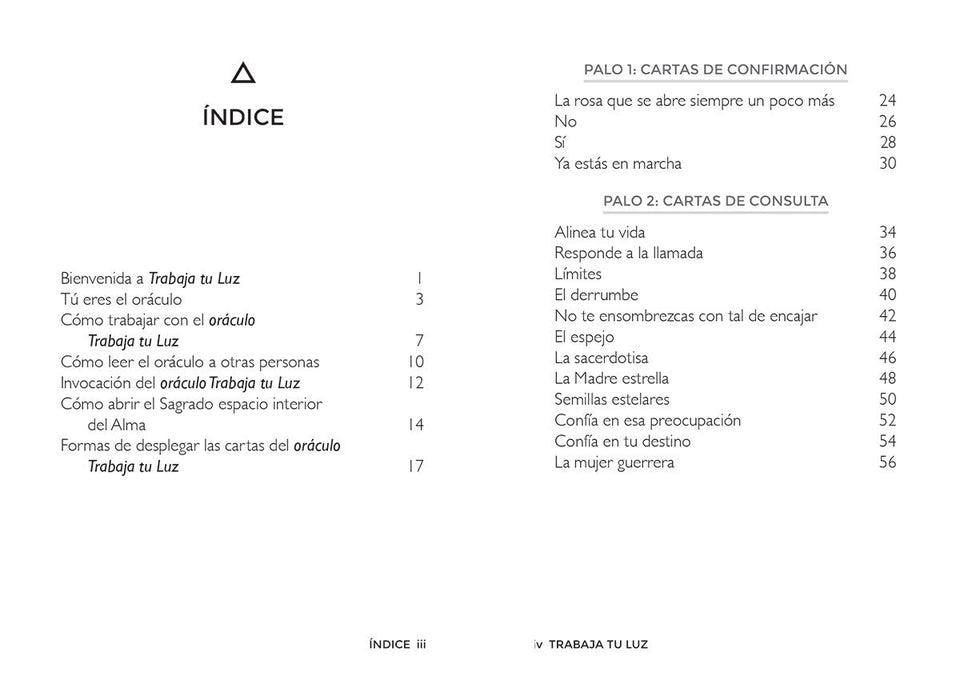 Trabaja tu Luz: Libro y Cartas Oráculo para Alinear tu Energía y Conectar con tu Esencia