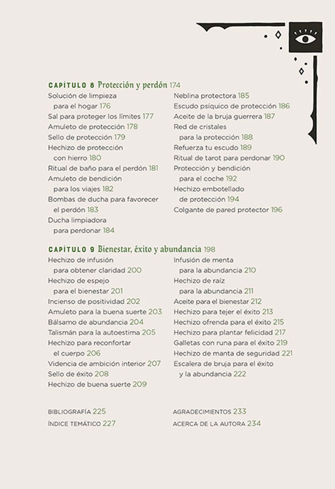 Libro de Hechizos para Aprendices de Brujas | Magia Práctica Diaria Esotergia Tienda
