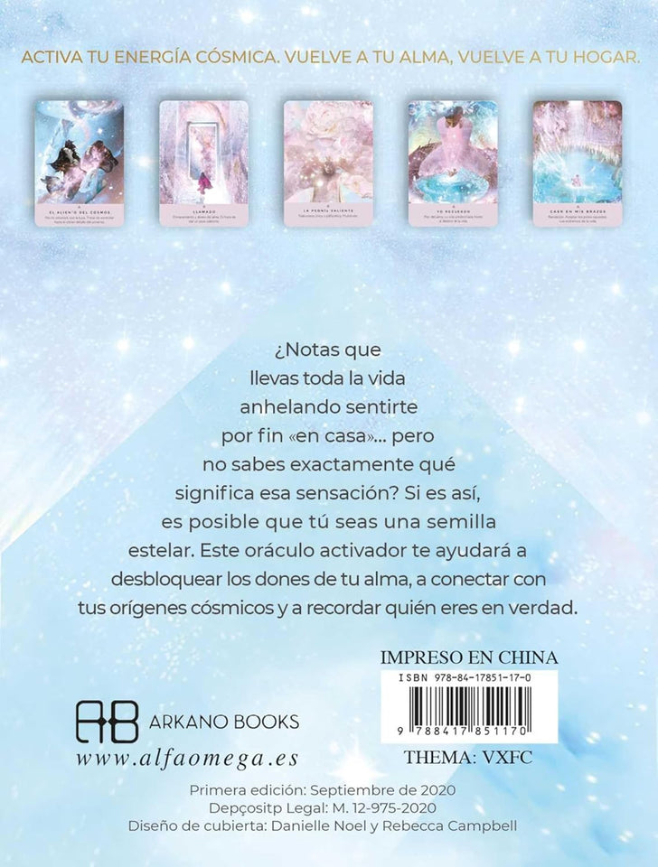 Semilla Estelar Libro y 53 Cartas Oráculo | Conecta con tu Guía Interior