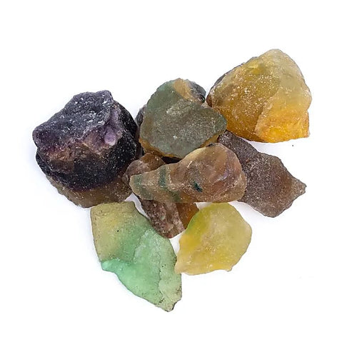 Raw Rainbow Fluorite