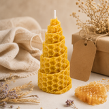 Vela de Miel Artesanal 100% Cera de Abeja – Abundancia y Prosperidad Esotergia Tienda