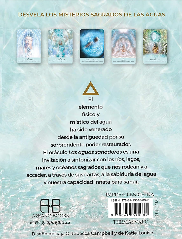 Oráculo Las Aguas Sanadoras (44 Cartas + Libro) | Sabiduría y Sanación Esotergia Tienda