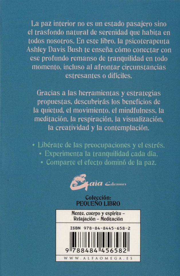 Libro El Pequeño Libro de la Paz Interior | Prácticas Antiestrés Esotergia Tienda