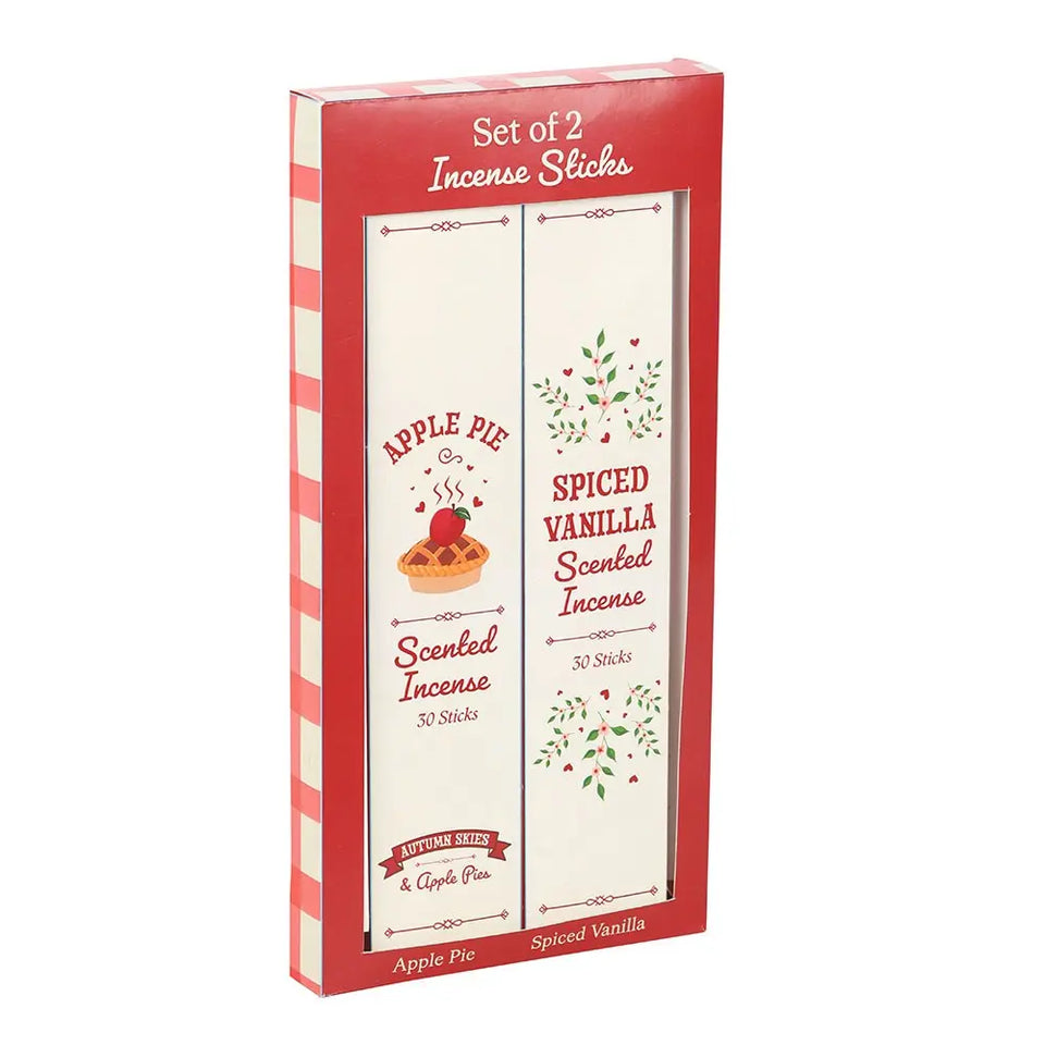 Pack de 2 Inciensos Aromáticos Apple Pie y Vainilla Especiada – 60 Varitas | Esotergia Esotergia