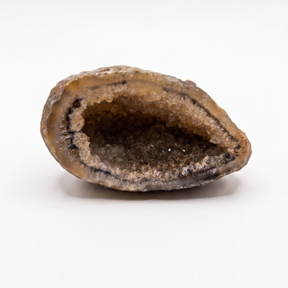 Geoda de Ágata Cristalizada (Brasil) | Armonía y Autoconfianza Esotergia