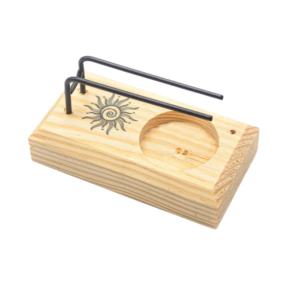Quemador Artesanal Palo Santo + Salvia/Ruda - Purificación y Armonía Esotergia